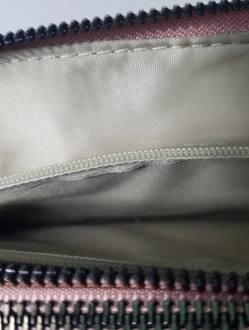 SONOMA DOUBLE ZIPPER PUFFED PINK WALLET